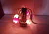 Фото Старинный Ретро светильник-ночник"Тюльпаны в вазе" СССР